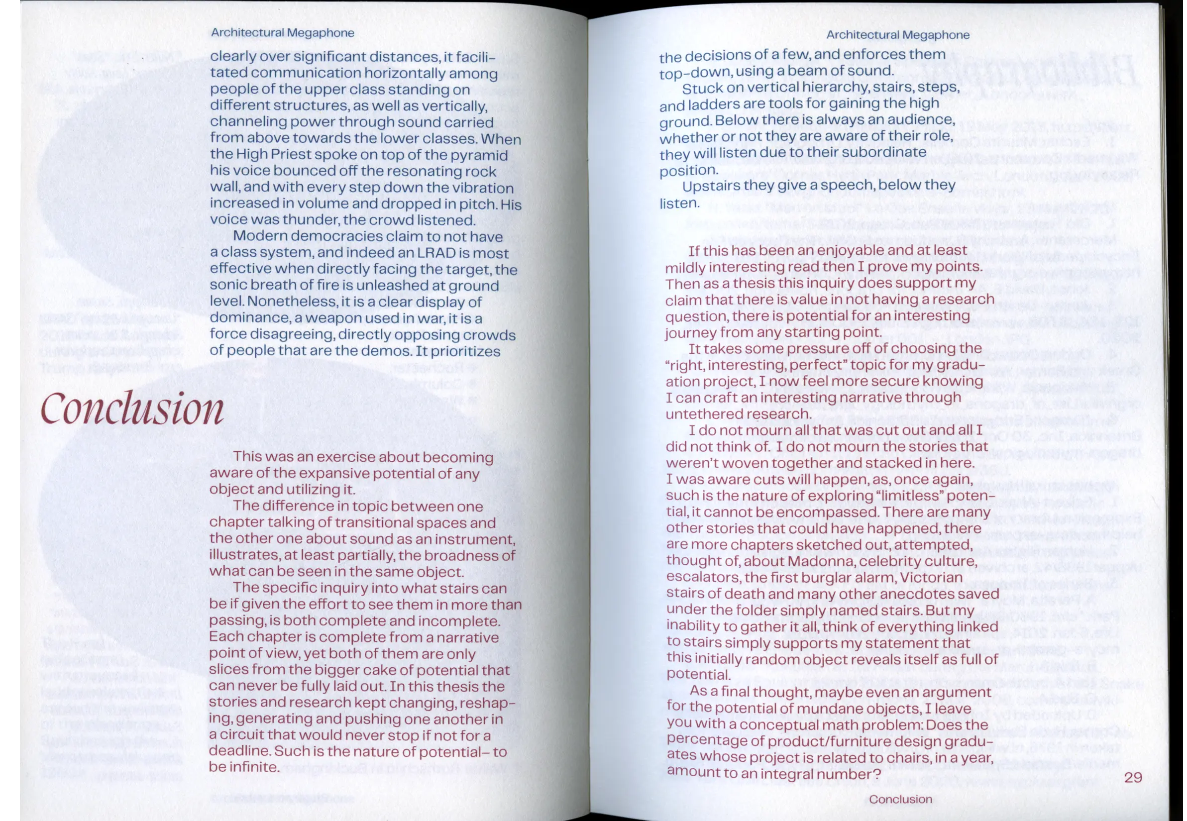 Inner page of the publication showing hierarchy