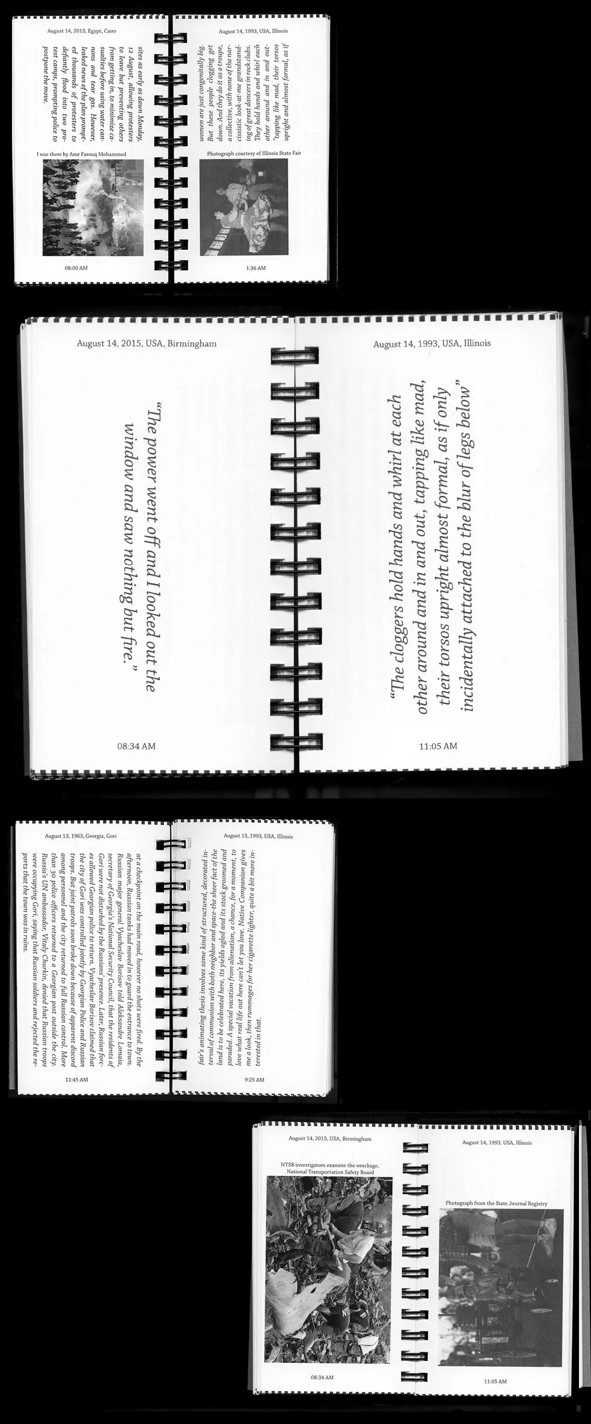 Inner pages of the publication