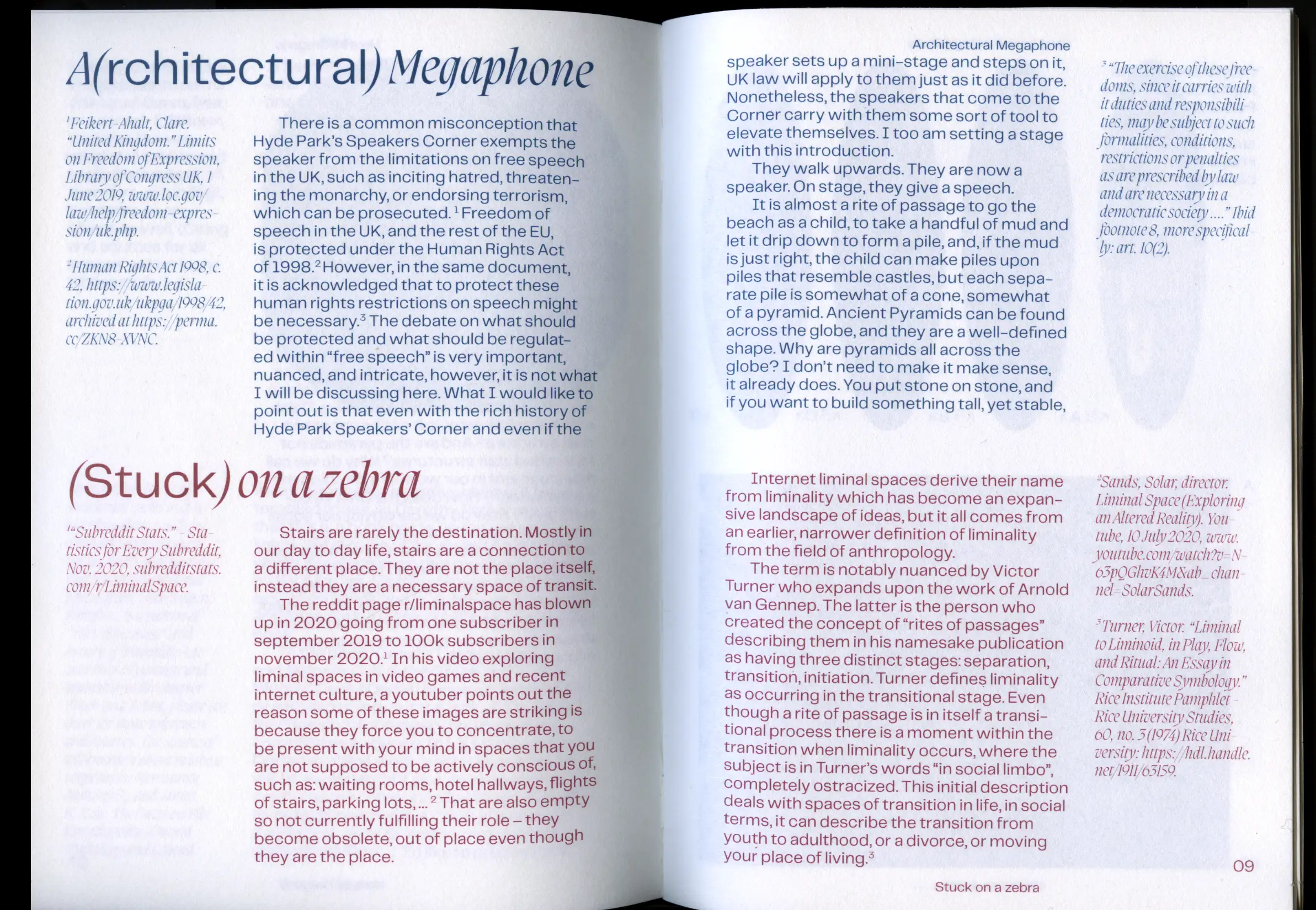 Inner page of the publication showing hierarchy