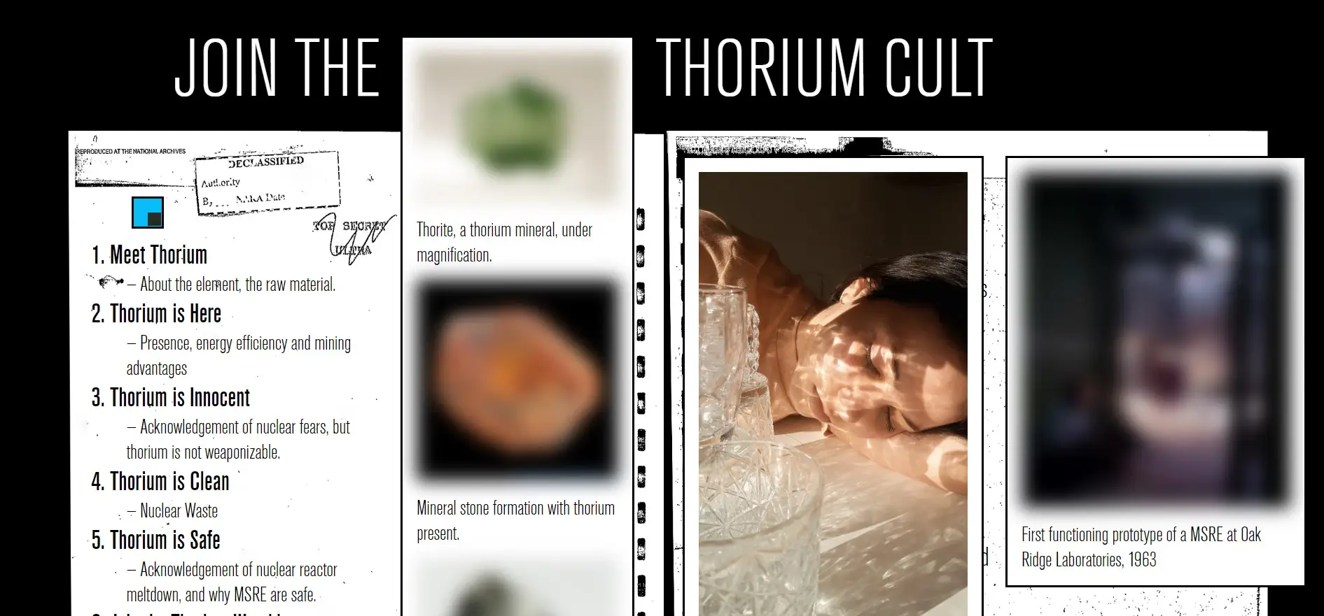 Image of website of a speculative cult website.